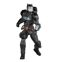 مجسم باتمان ببدلة الحماية من المواد الخطرة من سلسلة DC Multiverse بحجم 7 إنش – McFarlane Toys McFarlane Toys DC Multiverse Batman (Hazmat Suit) 7-Inch Action Figure