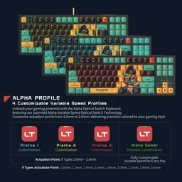 كيبورد بلودي سافج إمباكت AT87 Bloody × Savage Impact AT87 Alpha Optical Gaming Keyboard