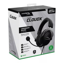 سماعة رأس للألعاب هايبر اكس HyperX CloudX – سلكي 1.3m أسود HyperX CloudX Gaming Headset - Wired - 1.3m - Black