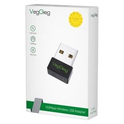 واي فاي VegGieg V‑K150M 150Mbps VegGieg V‑K150M 150Mbps Wireless Nano USB Adapter