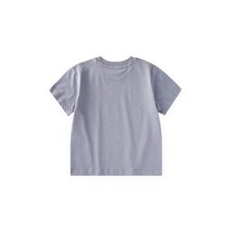 تي شيرت أزرق للأطفال بتفاصيل ملصق، 2-10 سنوات Kids' Blue T-Shirt with Label Detail, 2-10 Years