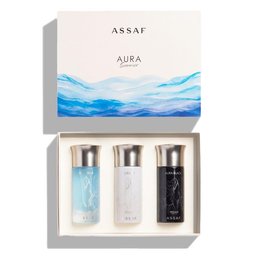 مجموعة ثلاثية اورا 300 مل من عساف AURA PACKAGE BY ASSAF
