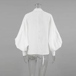 قميص أبيض بطراز فرنسي White Shirt French style
