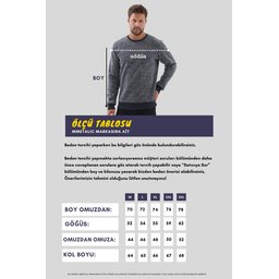 سويتشيرت رجالي أساسي بياقة دائرية وقصة عادية من القطن Men's Basic Crew Neck Cotton Regular Fit Sweatshirt