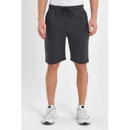 شورت رجالي بقصة عادية ومريح مع جيوب جانبية - عبوة 3 قطع (أسود، رمادي، أنثراسيت) Men's Regular Fit Comfortable Side Pocket Shorts - 3-Pack (Black, Grey, Anthracite)