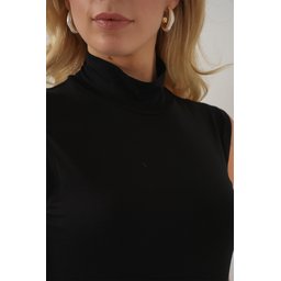 بودي نسائي بدون أكمام 4348 - أسود Women's Sleeveless Bodysuit 4348 - Black