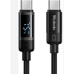 كابل بيانات MC Digial Display UCB-C إلى USB-C 60 واط بطول 1.2 متر MC Digial Display UCB-C to USB-C 60W Data Cable 1.2m