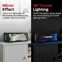 مكبر صوت مونستر S280 محمول بتقنية البلوتوث مع إضاءة LED وشحن لاسلكي – أسود Monster S280 Portable Bluetooth Speaker LED Lighting & Wireless Charging - Black