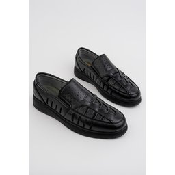 صندل Muggo ROVERY رجالي يومي مريح بفتحات - أسود Muggo ROVERY Men's Casual Comfortable Perforated Sandals - Black