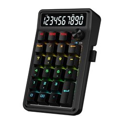 كيبورد أرقام ميكانيكي لاسلكي ريدراجون K733-RGB-WL كوف | إضاءة RGB، بلويتوث ولابتوث، للألعاب والكتابة Redragon K733-RGB-WL Cove Wireless Mechanical Numpad Keyboard | RGB, Bluetooth, Wireless, Gaming & Everyday Typing