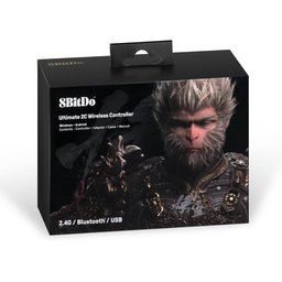 يد تحكم ألعاب 8BitDo Ultimate 2C اللاسلكية إصدار Black Myth: Wukong لأجهزة الكمبيوتر وأندرويد، لون أسود 8BitDo Ultimate 2C Wireless Controller for Windows PC and Android – Black Myth: Wukong, Black