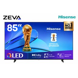 شاشة هايسنس 85 إنش QLED 4K ذكية مع معدل تحديث 144Hz وتقنية Dolby Vision Hisense 85-Inch QLED 4K Smart TV with 144Hz Refresh Rate and Dolby Vision
