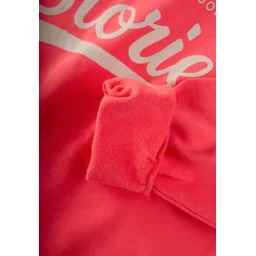 سويت شيرت شتوي بناتي مطبوع من 8-12 سنة - مرجاني Printed Girls' Winter Sweatshirt 8-12 Years - Coral