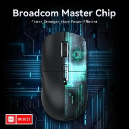 ماوس ألعاب أتاك شارك X6 فائق الخفة مع قاعدة شحن مغناطيسية وإضاءة RGB ATTACK SHARK X6 Tri-Mode Wireless Gaming Mouse with Magnetic Charging Dock