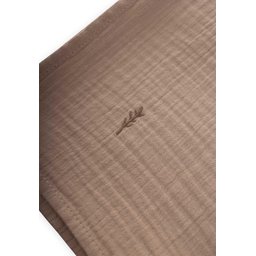 بطانية أطفال موسلين مطرزة 90x100 سم - لون فيزون Embroidered Muslin Baby Blanket 90x100 cm - Vizon