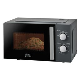 مايكروويف من بلاك+ديكر MZ2015P-B5 حجم 20لتر باللون الرصاصي Black&Decker MZ2015P-B5 20Ltr Solo Microwave Oven - 50Hz/Grey