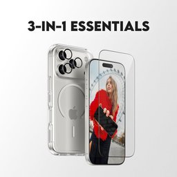 حزمة حماية فاخرة Explorer ثلاثية (3-في-1) للايفون 17برو ماكس PanzerGlass® | CARE by PanzerGlass® 3-in-1 Flagship Explorer Bundle iPhone 17 Pro Max