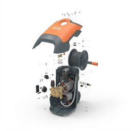 ماطور غسل احترافي 165 بار تكنولوجيا ايطالية washing machine