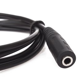 كيبل صوت VCOM AUX ‏3.5 ملم ذكر إلى 3.5 ملم أنثى بطول 2 متر VCOM AUX 3.5mm Stereo Male to Female Cable 2M