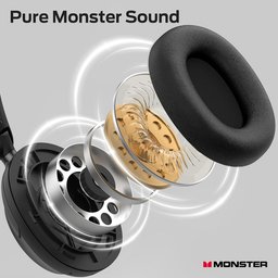 مونستر - هيدفون مانعة للضوضاء Persona 3rd ANC - اسود Monster Persona 3rd ANC Active Noise Canceling Headphones Black