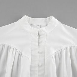 قميص أبيض بطراز فرنسي White Shirt French style