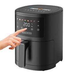 قلاية هوائية من بلاك+ديكر AF3500-B5 حجم 3.5 لتر باللون الاسود Black&Decker AF3500-B5 Air Fryer 3.5L black
