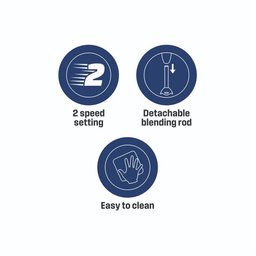 خلاط يدوي (بلاندر) بقدرة 200 واط Simple Life Hand Blender (200W)