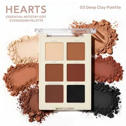 هارتس باليت ظلال العيون HEARTS ESSENTIAL ARTISTRY EDIT EYESHADOW PALETTE - 03 DEEP CLAY PALETTE
