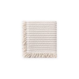 بطانية أطفال موسلين 4 طبقات 80x120 سم - فيزون مخطط Four-Layer Muslin Tasseled Baby Blanket 80x120 cm - Mink Striped