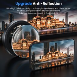 حماية عدسات كاميرا آيفون 18 برو / 18 برو ماكس iPhone 18 Pro / 18 Pro Max Camera Lens Ring Protector