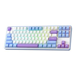 كيبورد ألعاب ميكانيكي ريدراجون ستار بلايد برو K707WBP | لاسلكي 3 مودات، TKL 80%، جازكيت، عازل للصوت، مفاتيح Hot-swap Redragon STAR BLADE PRO K707WBP Wireless Mechanical Gaming Keyboard | TKL 80%, Gasket Mount, Noise Dampening, Hot-Swap