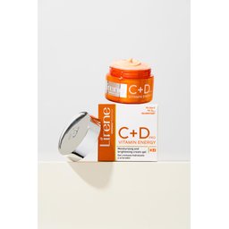 كريم-جل "Lirene C+D Pro Vitamin Energy" المرطب والمُفتِّح للبشرة Lirene C+D Pro Vitamin Energy Moisturizing and Brightening Cream-Gel