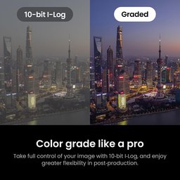 كاميرا جيمبال ثنائية العدسة Insta360 Luna Ultra بدقة 8K - أسود كوني Insta360 Luna Ultra 8K Dual-Lens Gimbal Camera (Cosmic Black)