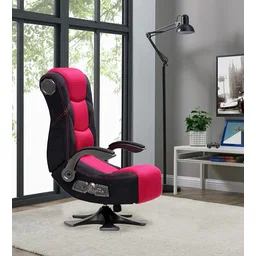 كرسي ألعاب إكس روكر الأرضي (أحمر وأسود) X Rocker Floor Rocker Gaming Chair (Red & Black)