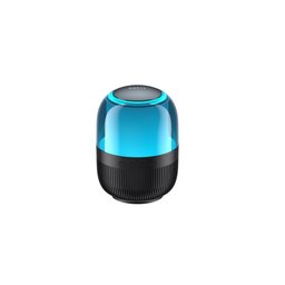 6385. هافت SK889BT متعدد الألوان ضوء محيط بلوتوث مكبر صوت أسود 6385. Havit SK889BT Multi-color Ambient Light Bluetooth Speaker Black