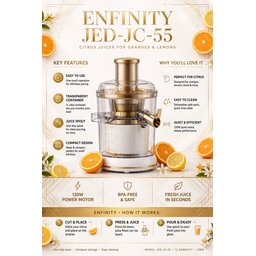 معصارة برتقال انفنتي INFINITY Orange Juicer