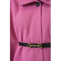 بونشو نسائي كاشيه بحزام 9170 - وردي Women's Belted Cachet Poncho 9170 - Pink