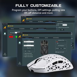 ماوس ألعاب لاسلكي أتاك شارك R5 ألترا من ألياف الكربون ATTACK SHARK R5 Ultra Carbon Fiber Wireless 8K Gaming Mouse