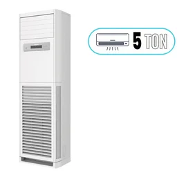 سبلت هايسنس عامودي سعة 5 طن مع ضاغط T3 Rotary ونظام تبريد وتدفئة Hisense 5 Ton Floor Standing Split Air Conditioner with T3 Rotary Compressor and Cooling & Heating