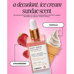 ترولي زيت مخصص للعناية بالبشرة بعد الحلاقة TRULY Soft Serve After Shave Oil 90ml