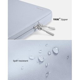 توم توك – جراب لابتوب Defender-A13 مقاس 14 إنج باللون الأزرق الضبابي Defender-A13 Laptop Sleeve Mist Blue 14 inch