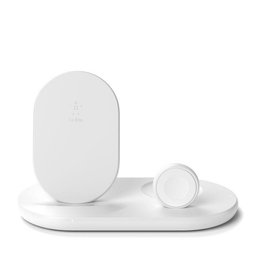 حامل شحن لاسلكي بوست جارج ثلاثة في واحد BoostCharge 3-in-1 Wireless Charger for Apple Devices