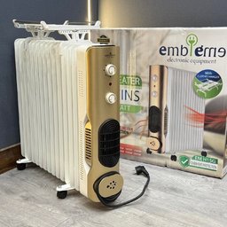مدفئة زيتية امبليوم 15 خانة Amplium 15-Fin Oil-Filled Radiator Heater