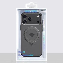 كفر آيفون 18 برو ماكس أكريليك من سيلادا مع ماك سيف ومسند دوّار iPhone 18 Pro Max SULADA Frosted MagSafe 360° Rotating Case