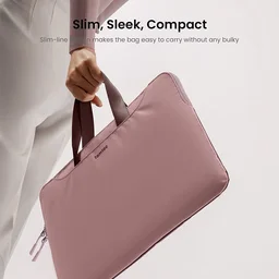 تومتوك - حقيبة لابتوب نحيفة Light-A21 قياس 13.5 انج - ماروني Tomtoc Light-A21 Dual-color Slim Laptop Handbag 13.5 Inch Raspberry