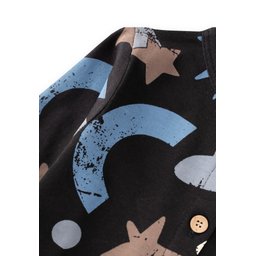 أفرول أطفال موسمي بنقشة - أسود (0-2 سنوات) Patterned Seasonal Baby Romper - Black (0-2 Years)