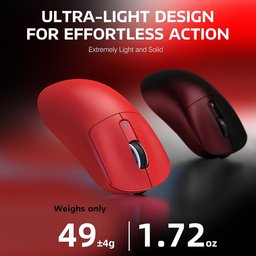 ماوس ألعاب أتاك شارك X3 فائق الخفة، لاسلكي ثلاثي الاتصال وقابل للشحن ATTACK SHARK X3 Ultra-Lightweight Tri-Mode Wireless Gaming Mouse