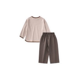 طقم أطفال موسمي بجيوب 2-8 سنوات - بيج Kids' Seasonal Pocketed Set 2-8 Years - Beige