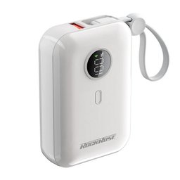 RR 10000 مللي أمبير 20 واط PD & 22.5 واط سريع شحن باور بانك RR 10000mAh 20W PD&22.5W Quick Charge Power Bank white