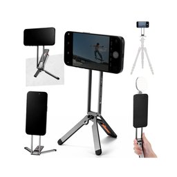 ستاند تليفون ثلاثي القوائم لون رصاصي Stand mobile grey color k&f